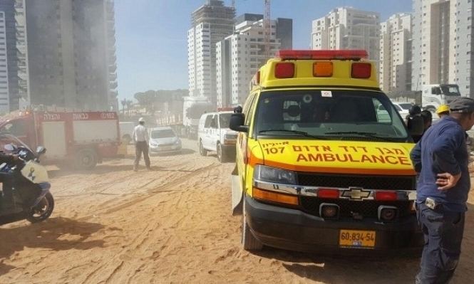 إصابة عامل بجراح متوسطة جرّاء سقوطه عن ارتفاع في مستوطنة حريش 